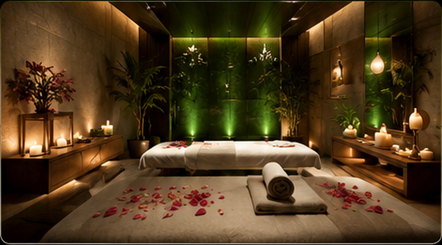 Life Spa atmosferini yansıtan temsili spa odası